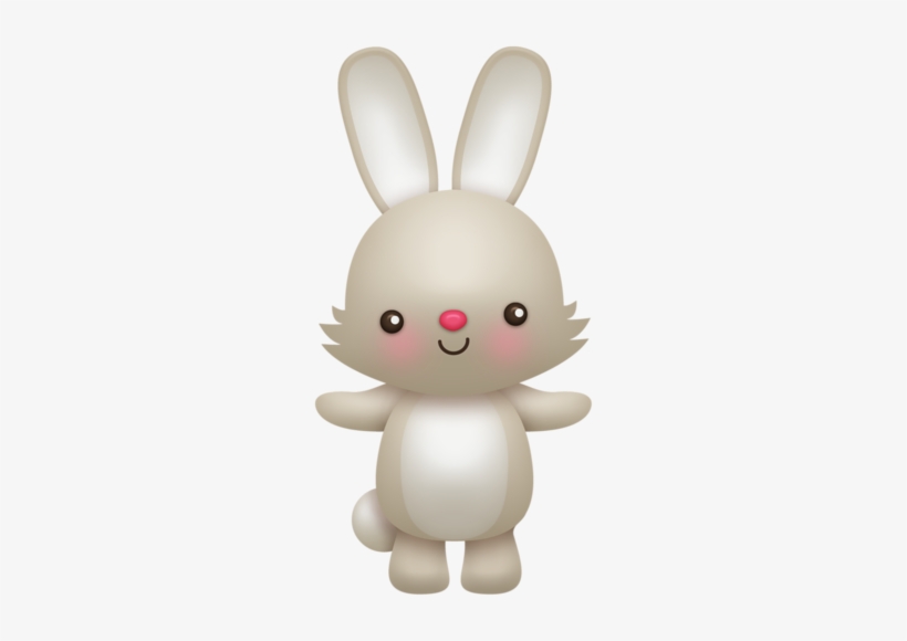Bunny - Rabbit Woodland Clipart, transparent png