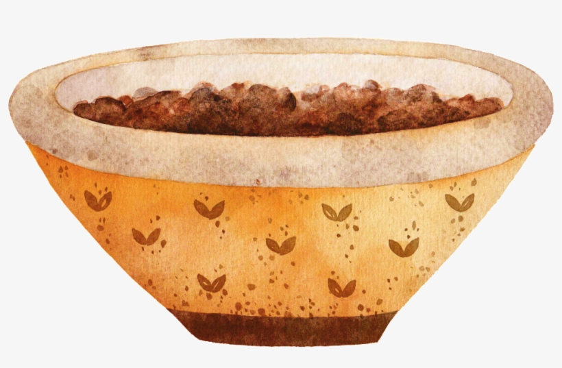 Hand Painted A Khaki Flower Disk Png Transparent - Flowerpot, transparent png