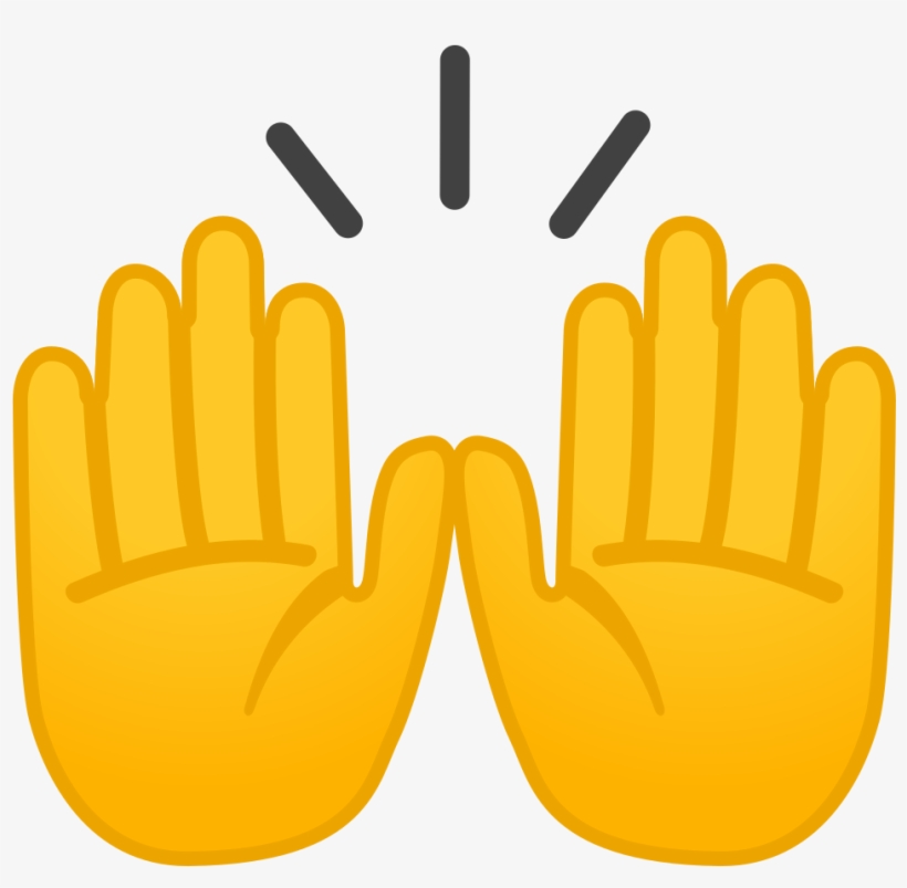 Download Svg Download Png - Raising Hands Emoji, transparent png