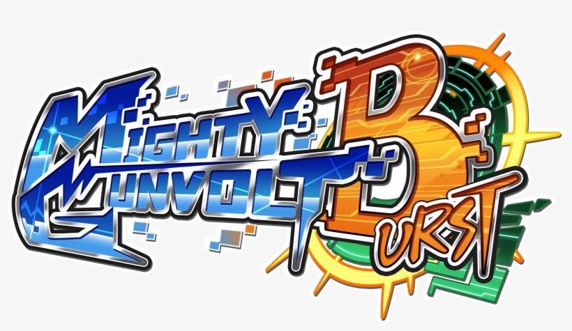 Mighty Gunvolt Burst Logo, transparent png