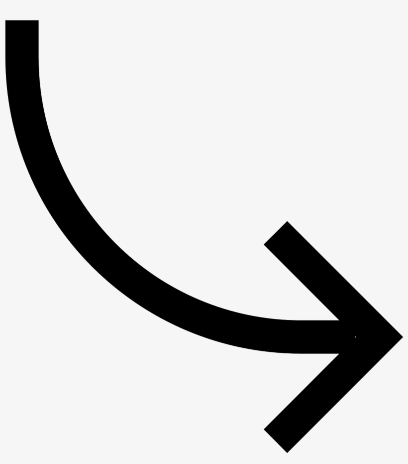 Curved Arrow Icon