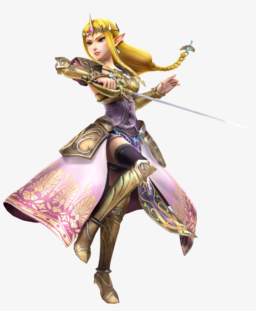 Hyrule Warriors Artwork Zelda Rapier - Legend Of Zelda Hyrule Warriors Zelda, transparent png