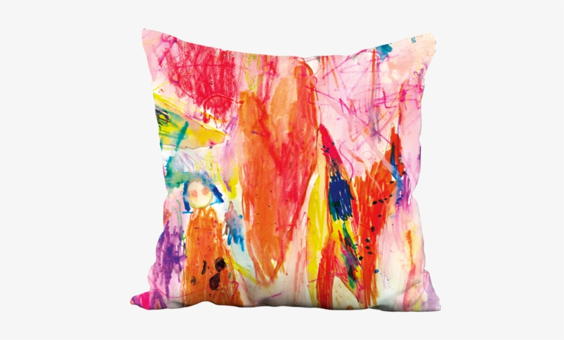 Abstract Heart Pillow - Cushion, transparent png