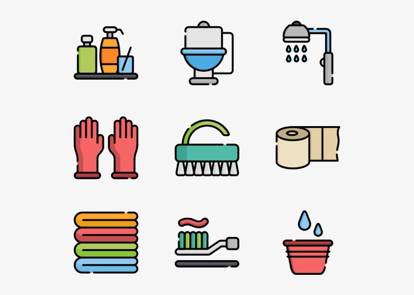 Bathroom - Laundry Services Icon, transparent png
