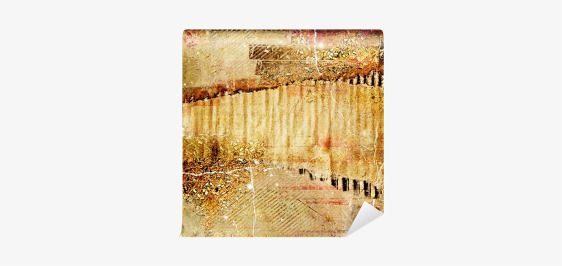 Vintage Torn Paper With Place For Text Wall Mural • - Canvas, transparent png