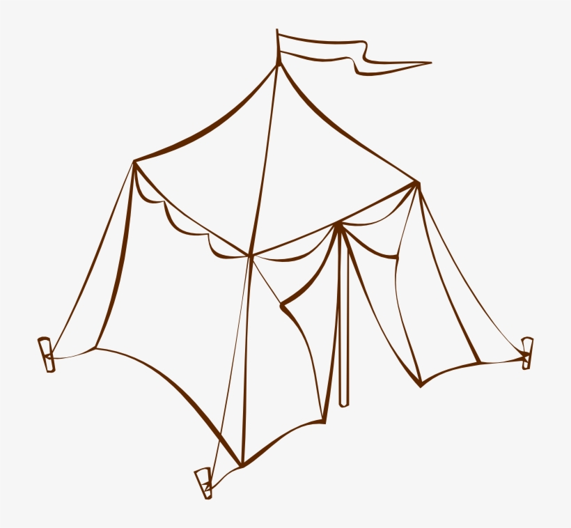 Free Vector Tent Clip Art - Tent Clip Art, transparent png