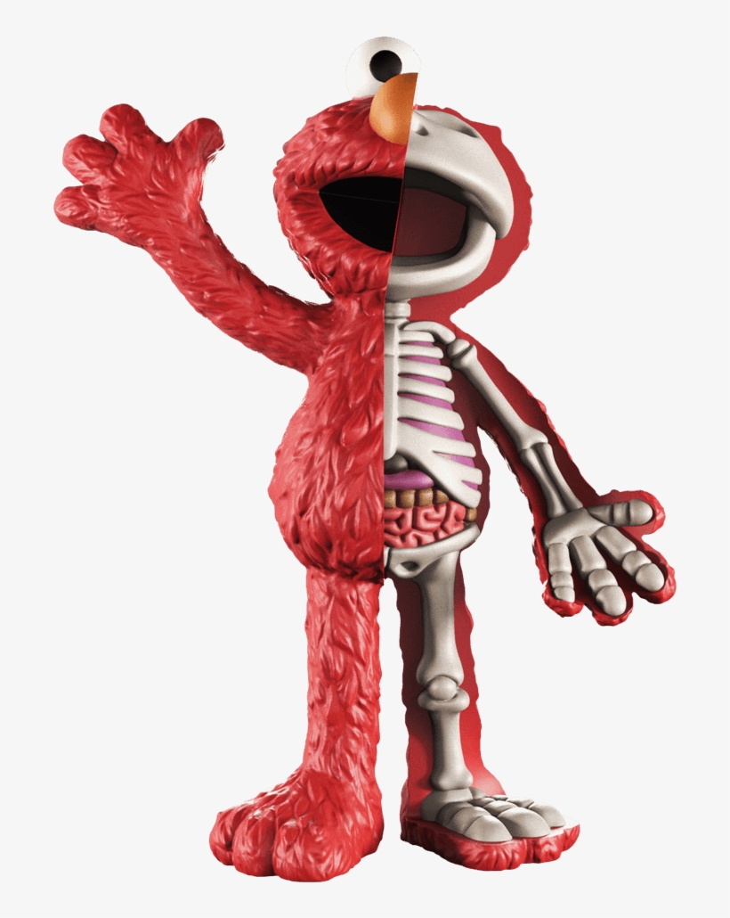 Xxray Plus Elmo Signed By Artist - Jason Freeny Elmo, transparent png