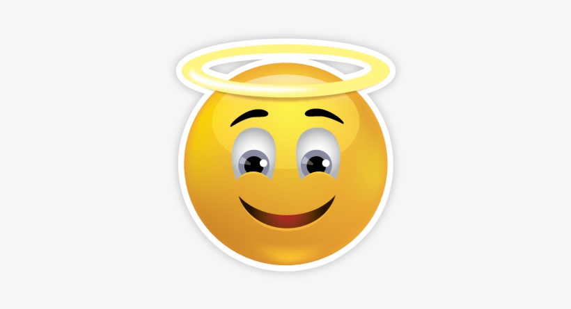 Emoji Faces - Angel Emoji, transparent png