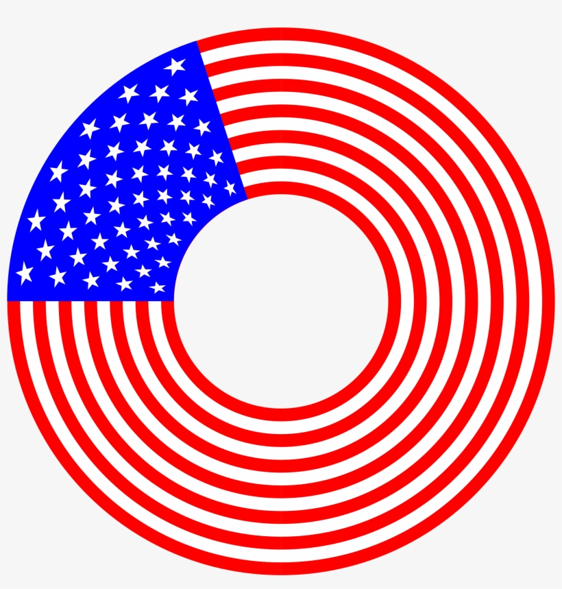 This Free Icons Png Design Of Stars And Stripes Circle, transparent png