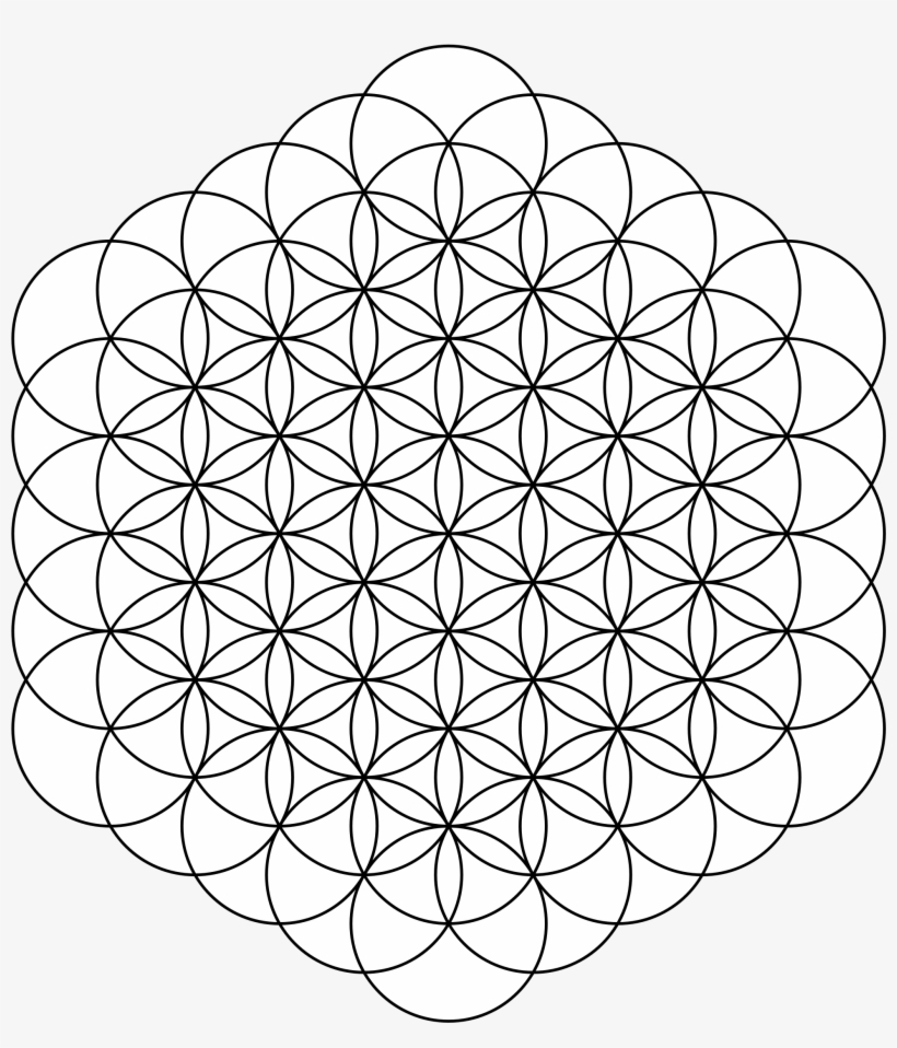 Open - Flower Of Life No Background, transparent png
