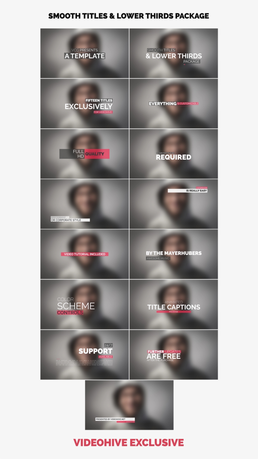 15 Lower Thirds - Présentation Design, transparent png