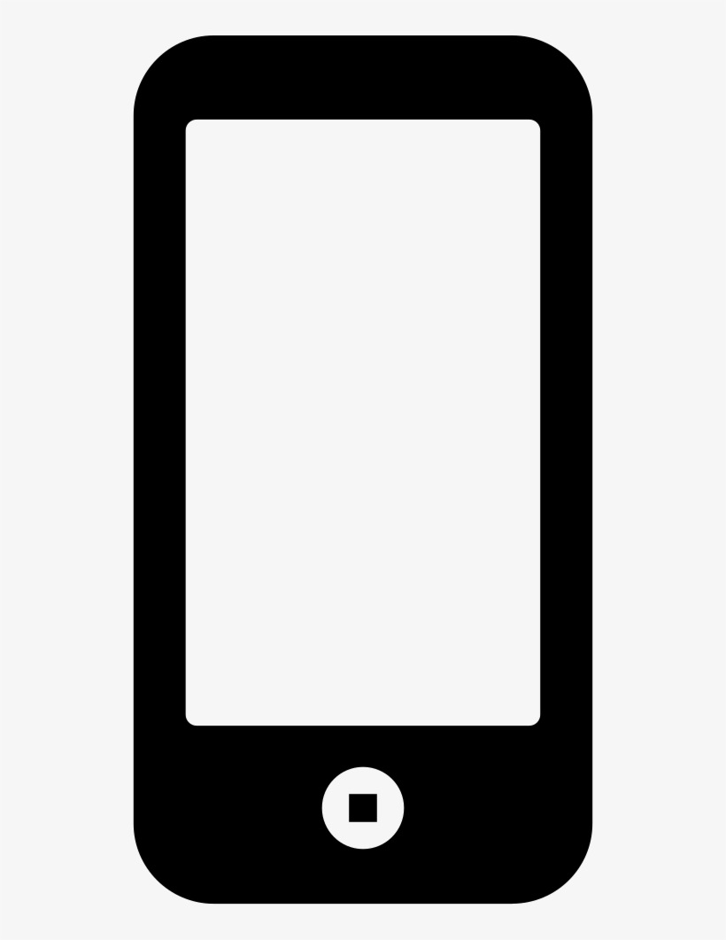 Cellphone With One Button Comments - Tablet Vector Icon, transparent png
