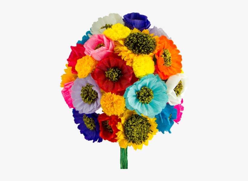Mexican Paper Flowers, transparent png