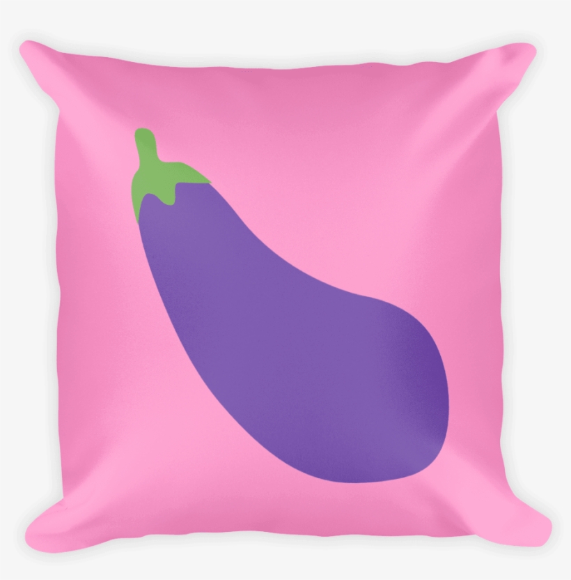 Eggplant Emoji Pillow Swish Embassy Pillow 1000x1000 PNG Download