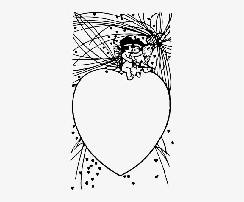Cupid Frame Clip Art - Bingkai Dan Clip Art, transparent png