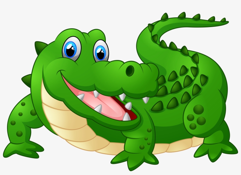 Happy Crocodile Cartoon Png Clipart Image, transparent png