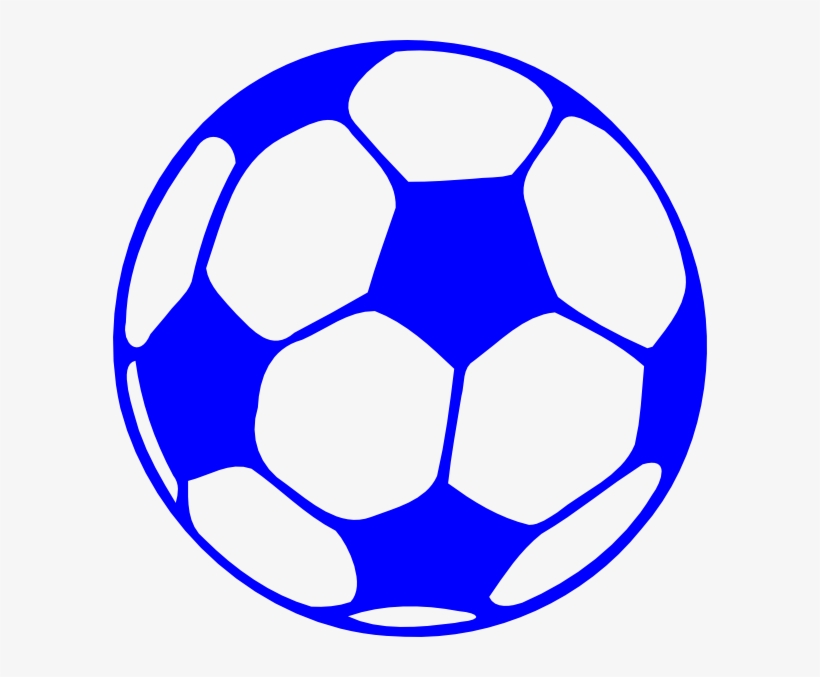 Blue Soccer Ball Clip Art, transparent png