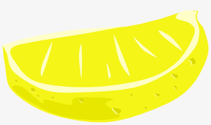 Wallpaper Clipart Lemon - Lemon Wedge Clipart, transparent png