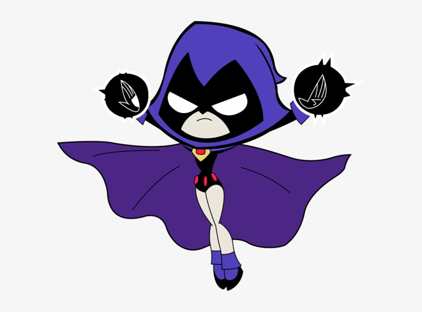 Ttg Raven Raven Jovenes Titanes En Accion 600x527 PNG Download PNGkit