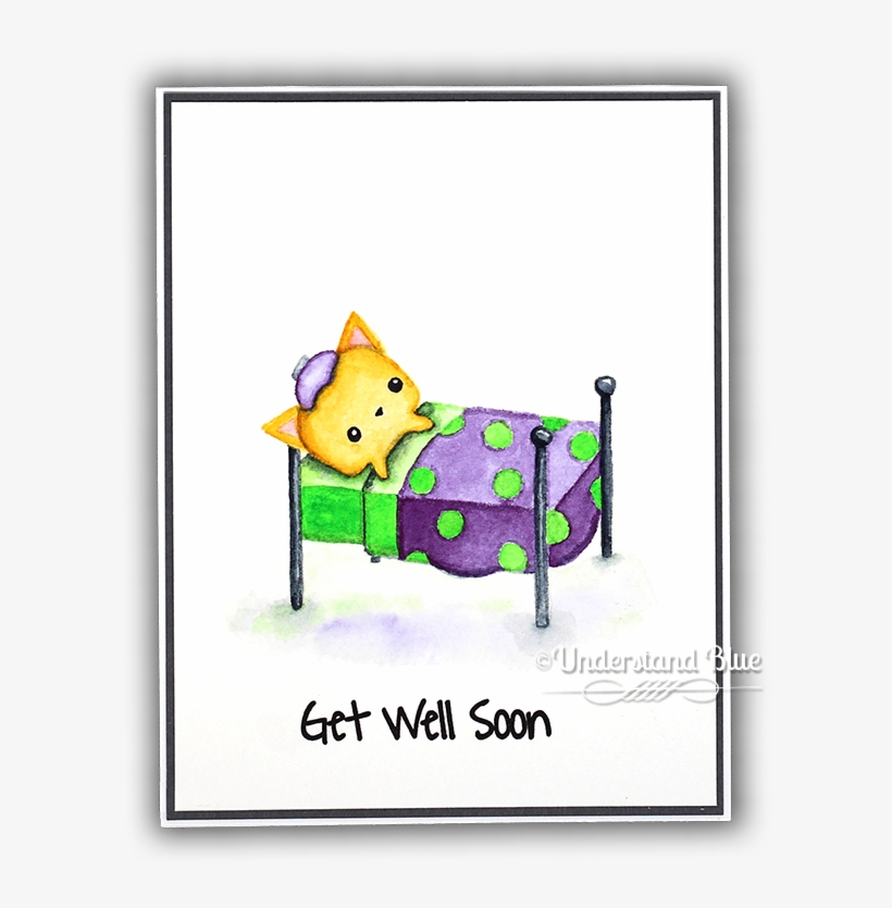 Get Well Soon Card With Waffle Flower By Understand - Flower, transparent png