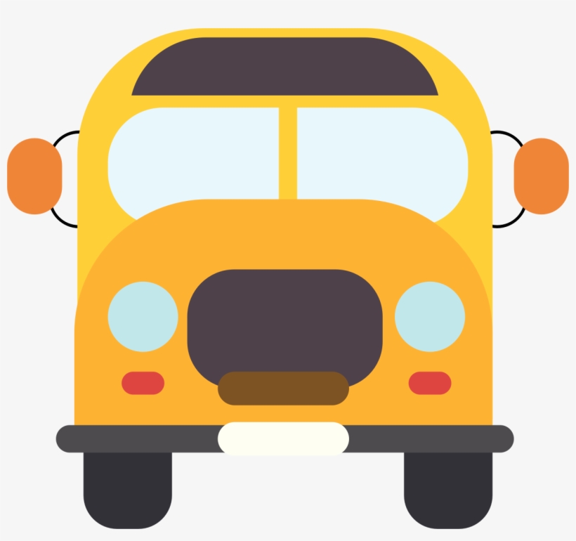 Clipart Bus Schol - Bus School Png, transparent png