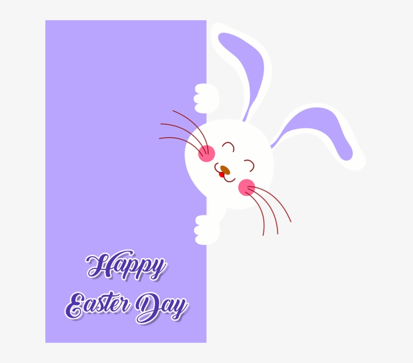 Creative Easter Bunny With Egg Vector Png, Creative - Portable Network Graphics, transparent png
