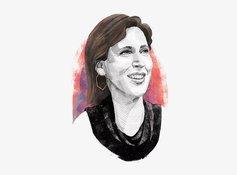 Scarce Face Png Vector Library Stock - Susan Wojcicki, transparent png