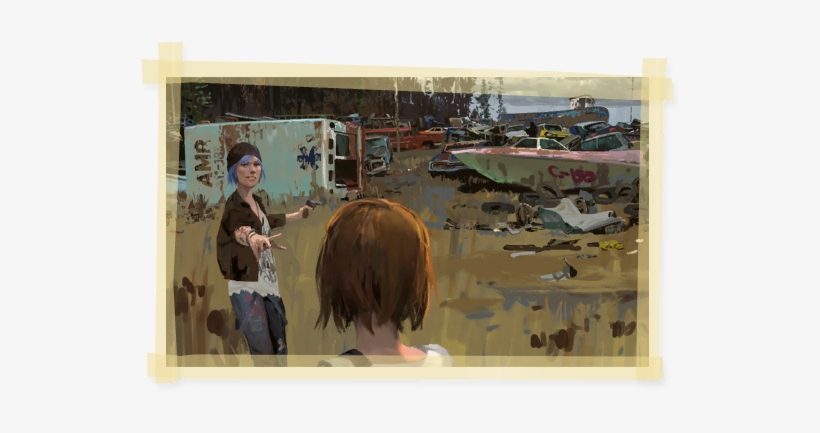 Chloe And Max Junkyard Concept - Chloe Price Junkyard, transparent png