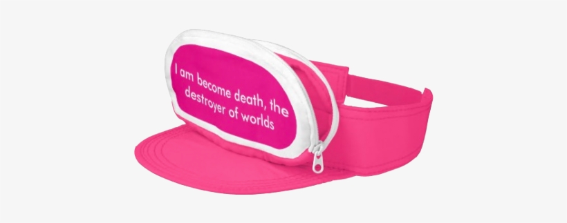 Transparent Fashion - Fanny Pack Visor Hat, transparent png