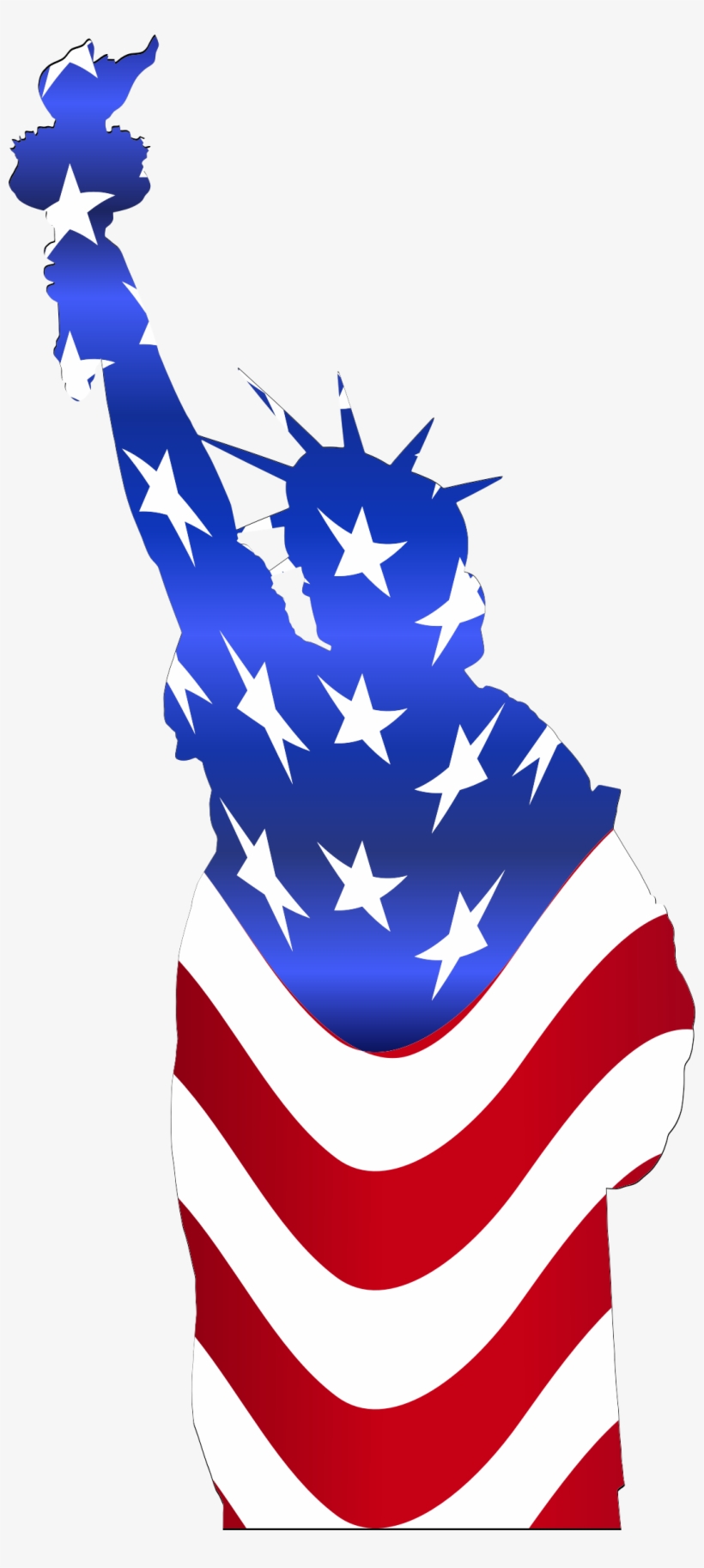 This Free Icons Png Design Of Statue Of Liberty Flag, transparent png