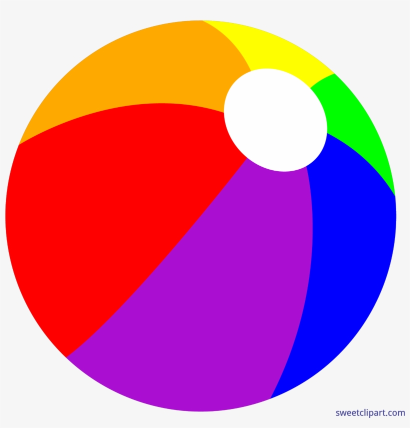 Anonymous Beach Ball - Beach Ball Clipart Png, transparent png