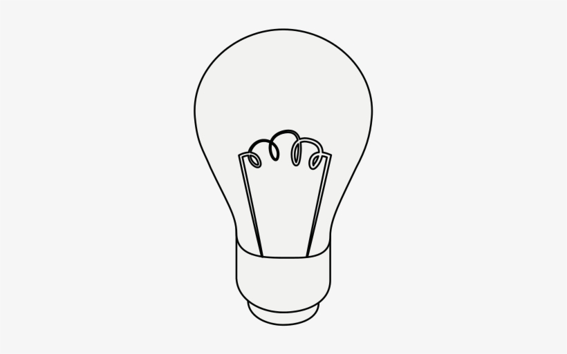 Regular Lightbulb Icon Image - Incandescent Light Bulb, transparent png