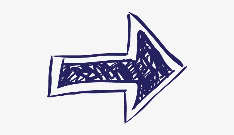 Hand Drawn Arrow - Purple Hand Drawn Arrow Png, transparent png