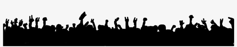 Spider-man Concert Crowd Drawing - Concert Crowd Silhouette Png, transparent png