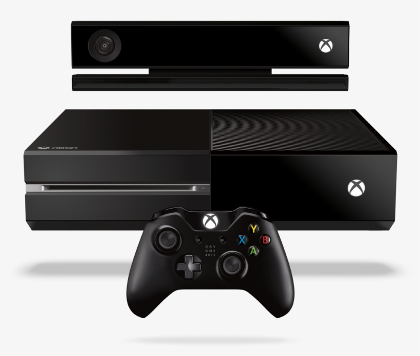 Xbox One Console - Microsoft Xbox One With Kinect - 500 Gb - Black, transparent png
