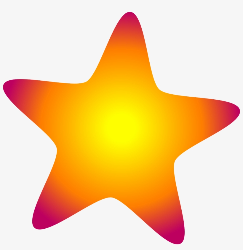 Glowing Star Clip Art At Clker - Clip Art Star, transparent png