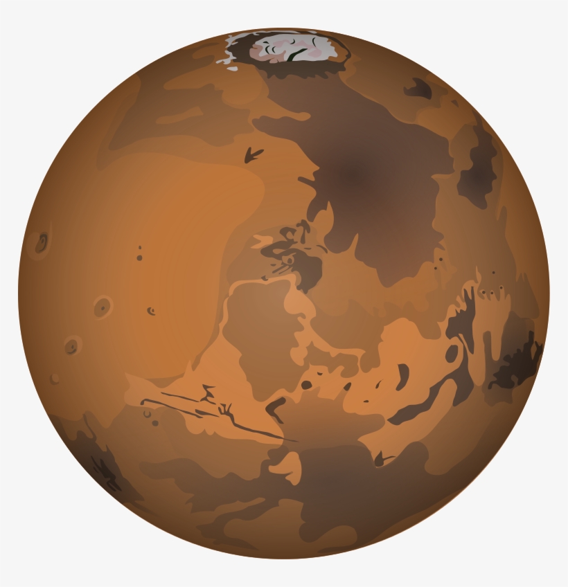 Mars Clip Art At Clker - Mars Clip Art, transparent png