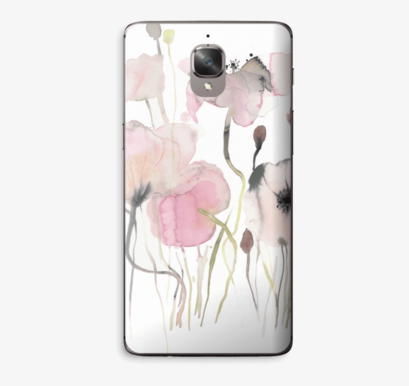 Painted Pink Flowers - Watercolor Painting, transparent png