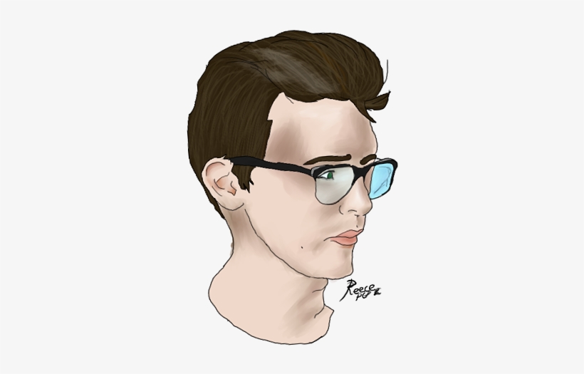 Idubbbz Side View - Drawing, transparent png