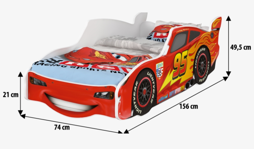 Size140 - Lightning Mcqueen Bed Size, transparent png