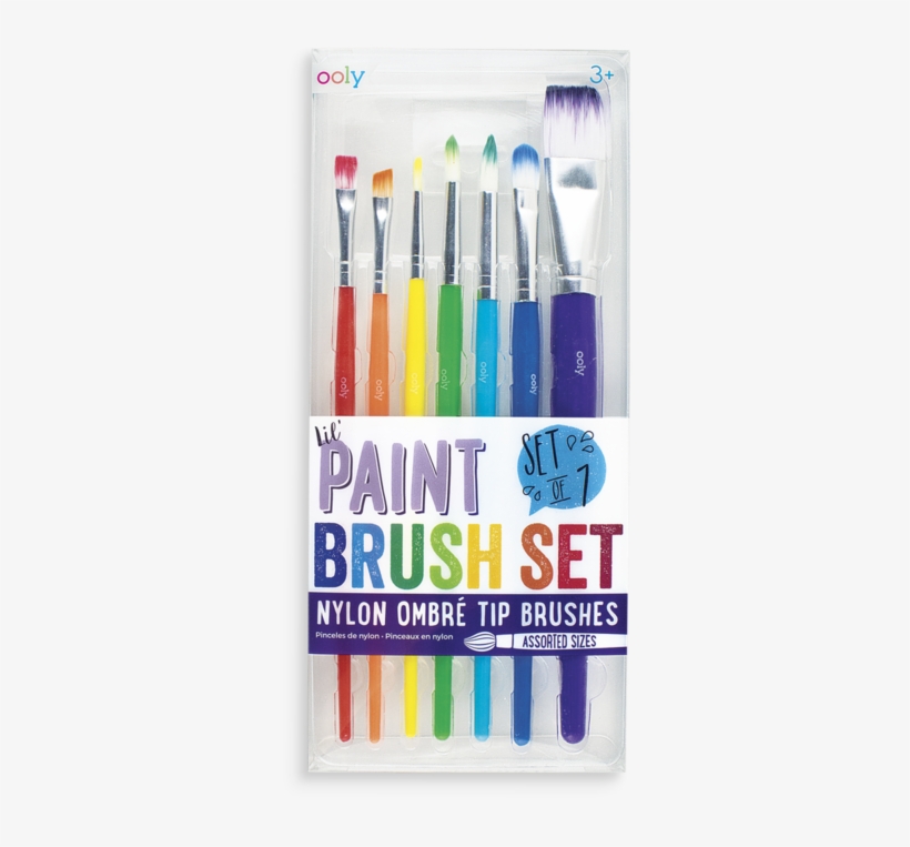 Lil Paint Brush Set - Paintbrush, transparent png