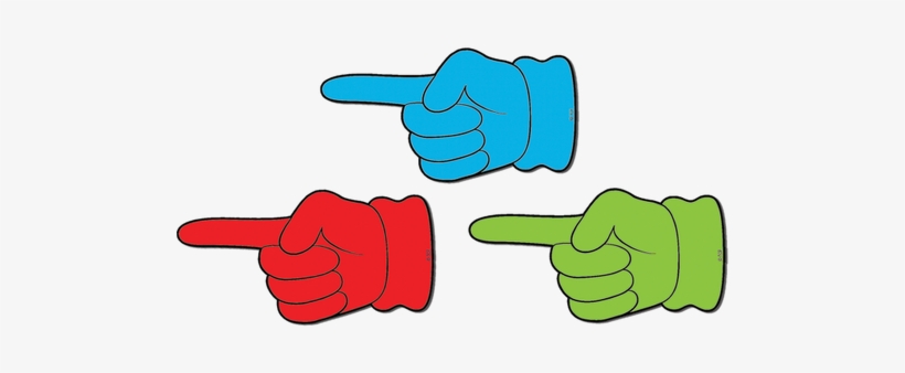 Pointing Hands Magnetic Accents - Magnetic Accents Teacher Created Resources, transparent png