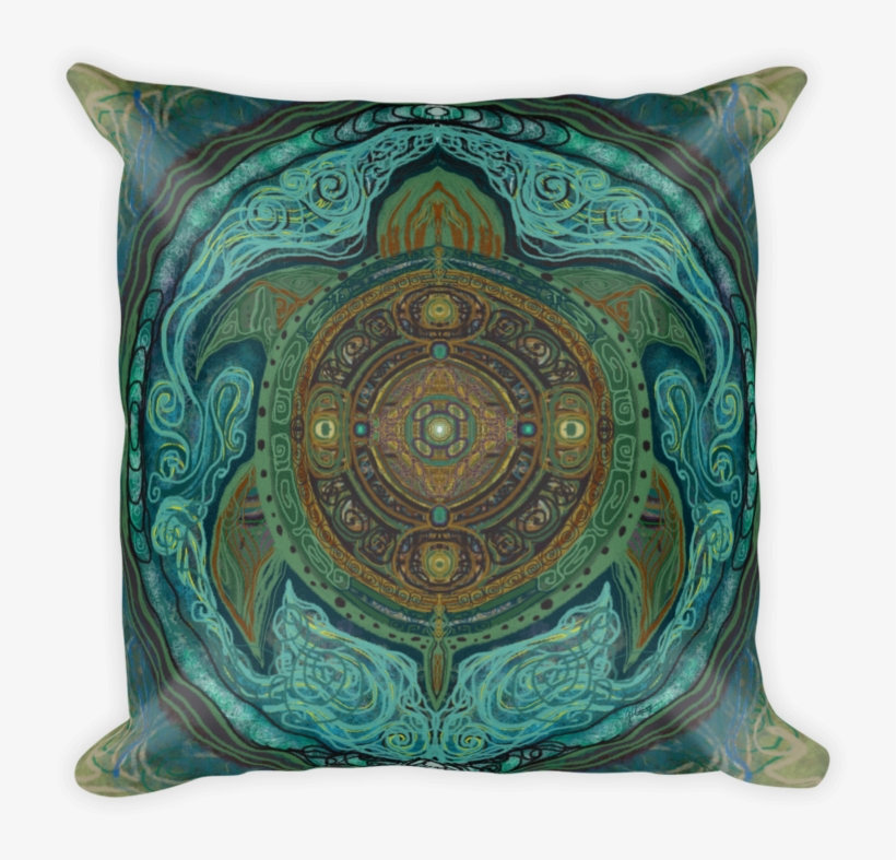 Hand Painted Design On Both Sides - Cushion, transparent png