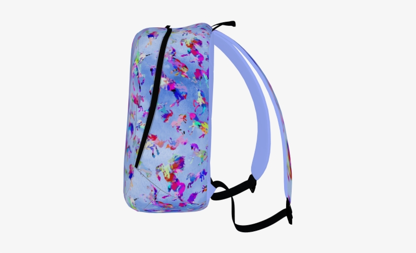 Watercolor Unicorn Backpack - Backpack, transparent png