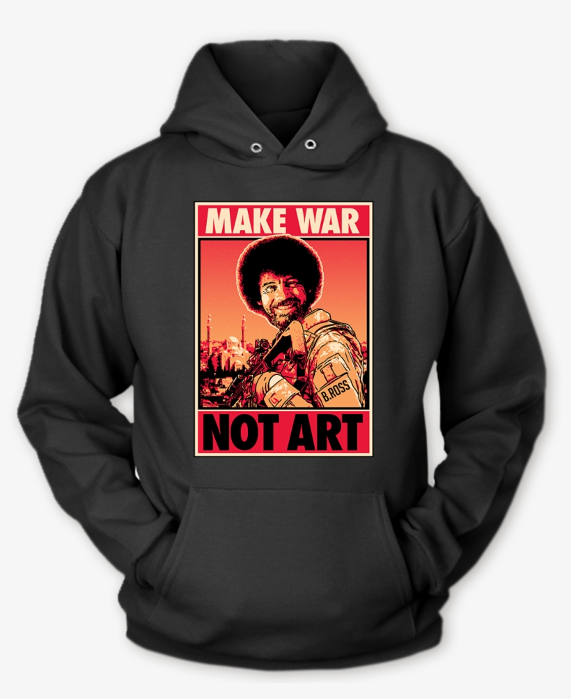 Bob Ross - America Hoodie Fuck Yeah, transparent png