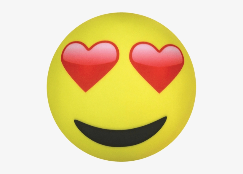 Heart Eyes Emoji Microbead Pillow Emoji Love Heart Eyes 550x550 PNG Download PNGkit