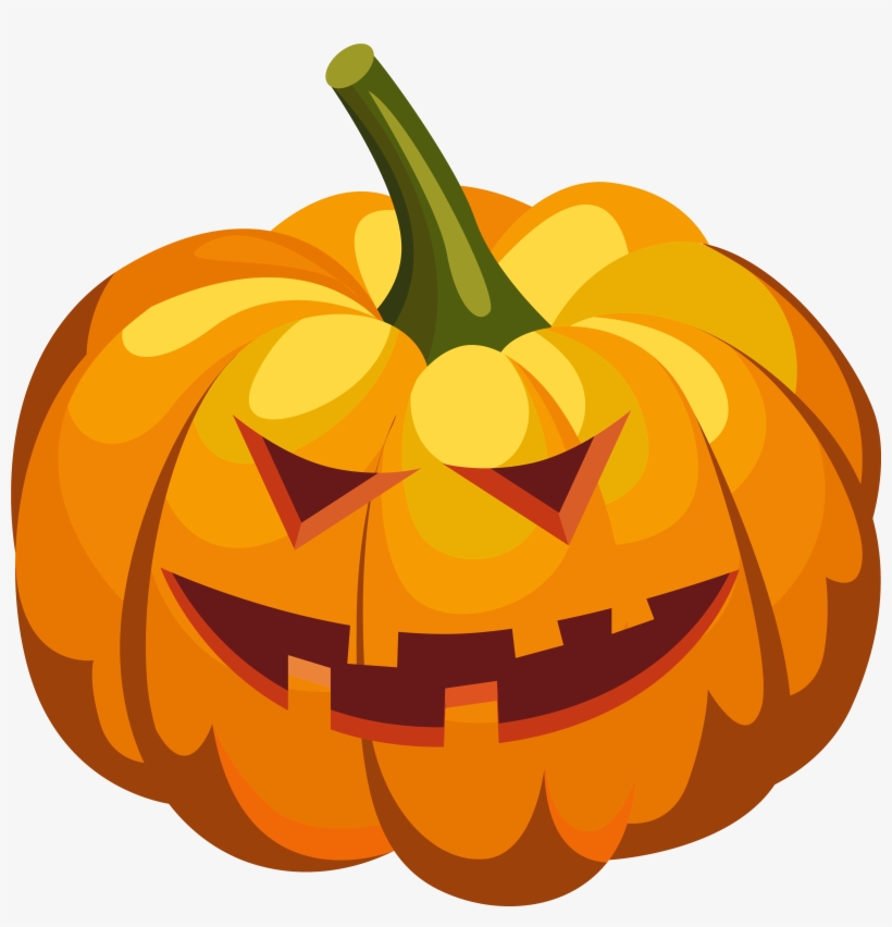 Halloween Pumpkin Png - Scary Pumpkin Clipart, transparent png