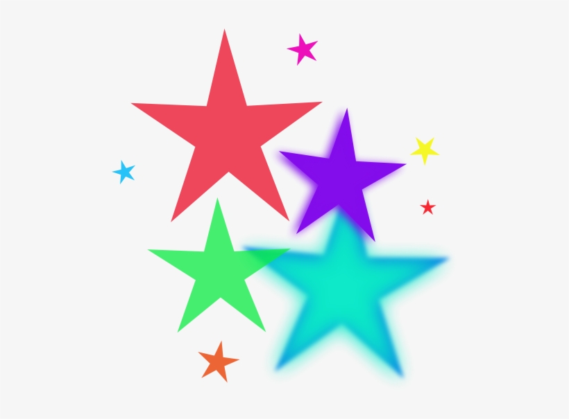 Stars Png Clip Arts For Web - Colorful Stars Clipart, transparent png