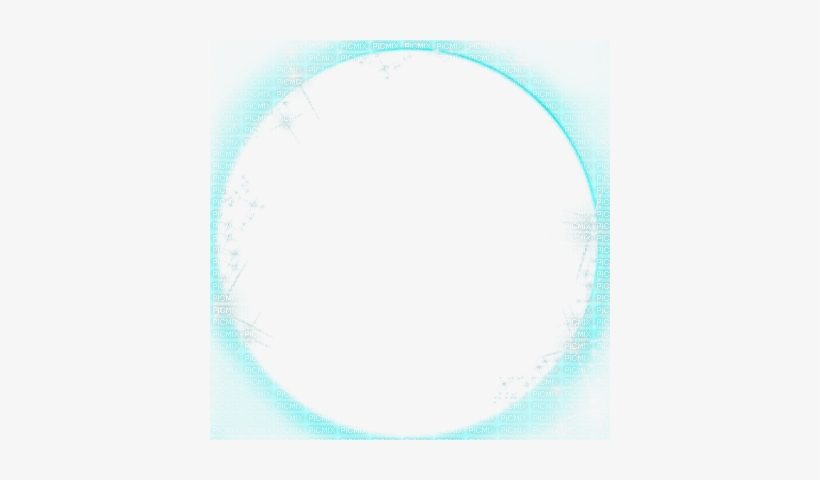 Turquise Frame Transparent With Stars - Circle, transparent png