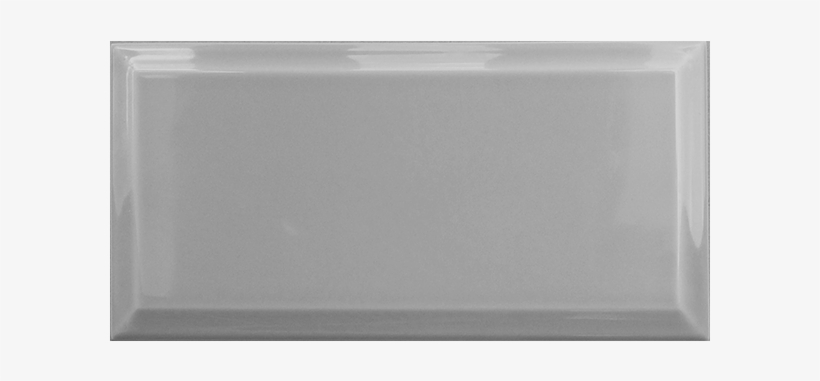 Metro Bevelled Edge Light Grey - Serving Tray, transparent png